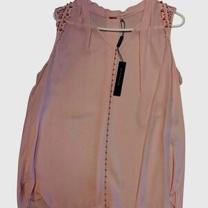 Elegant Pink Sleeveless Ellie Tahari Top NWT